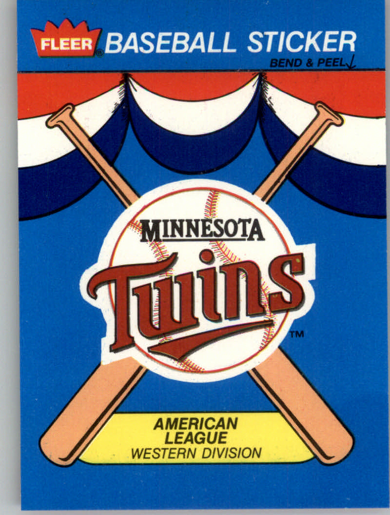 1989 Fleer Baseball "Team Stickers" Insert Cards - Picture 50 of 87