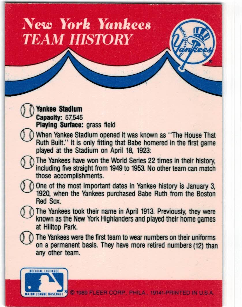 1989 Fleer Team Stickers #18 Houston Astros/Logo - NM-MT - The