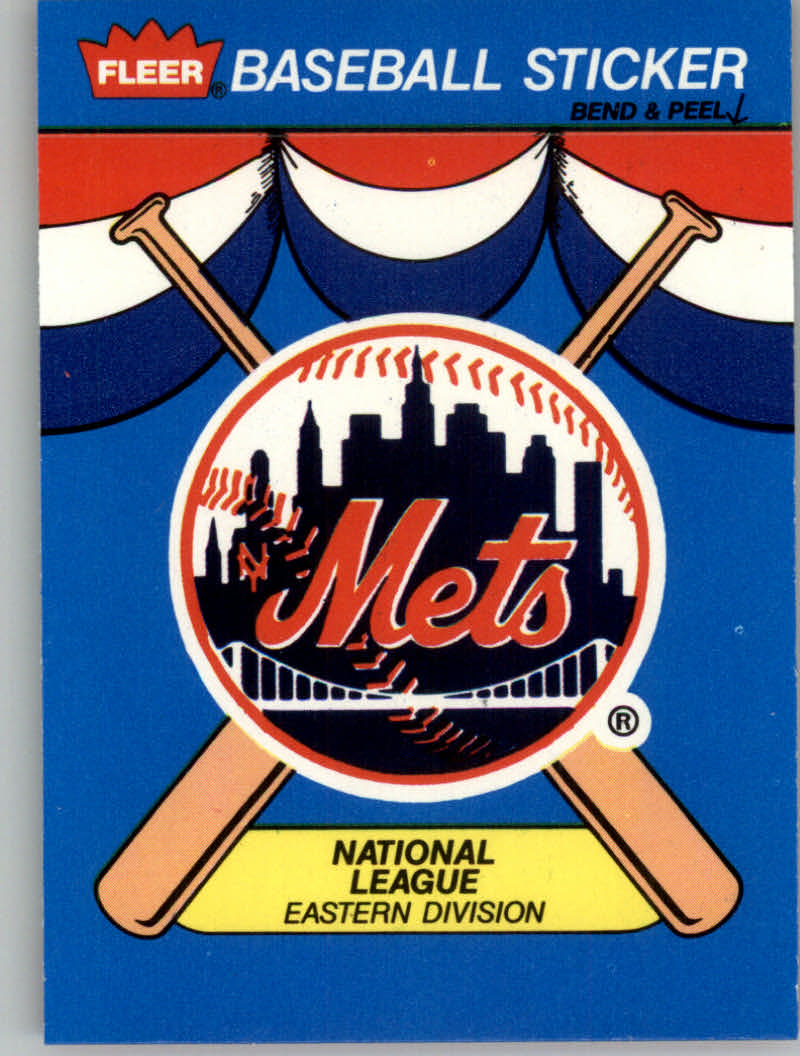 1989 Fleer Baseball "Team Stickers" Insert Cards - Picture 60 of 87