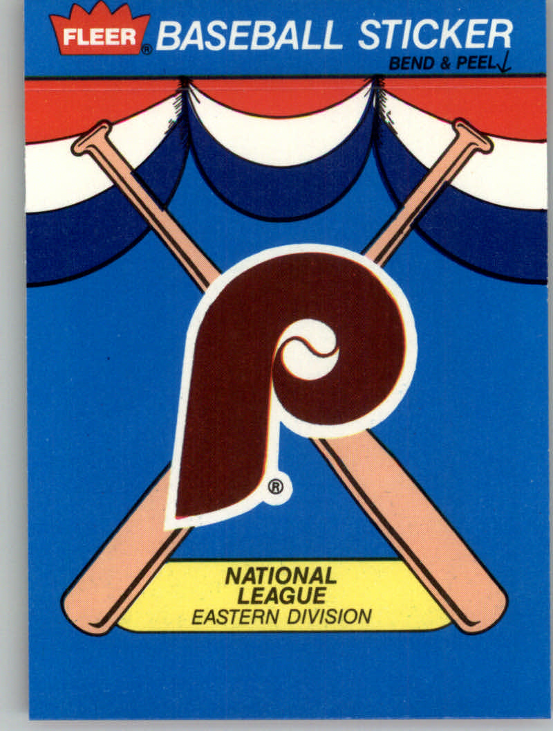 1989 Fleer Baseball "Team Stickers" Insert Cards - Picture 66 of 87