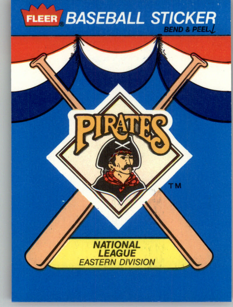 1989 Fleer Baseball "Team Stickers" Insert Cards - Picture 68 of 87