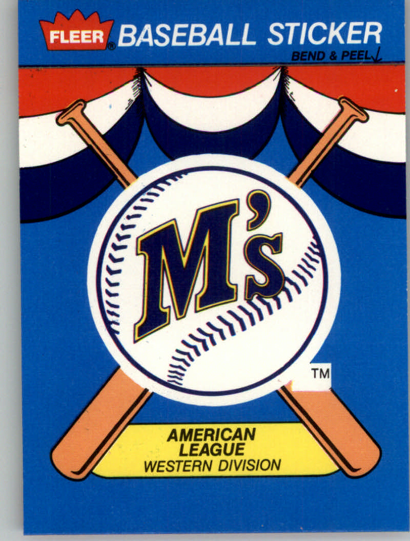 1989 Fleer Baseball "Team Stickers" Insert Cards - Picture 78 of 87