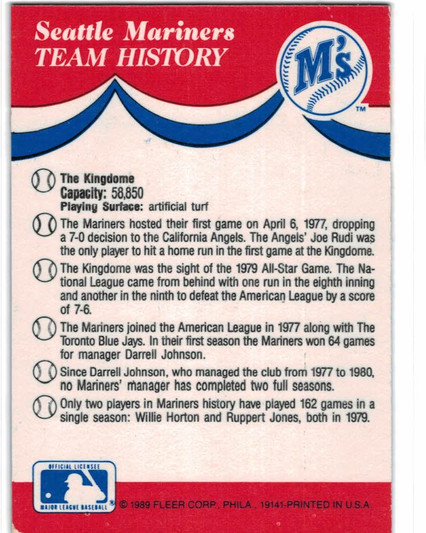 1989 Fleer Team Stickers #18 Houston Astros/Logo - NM-MT - The Dugout  Sportscards & Comics