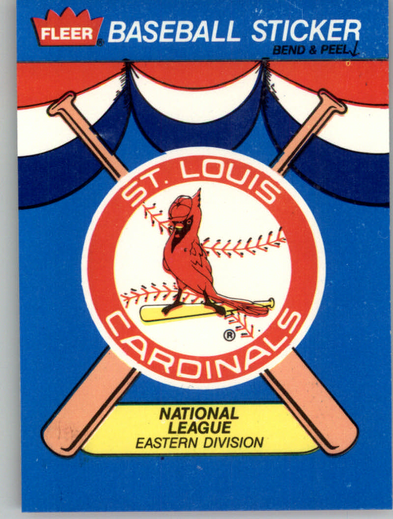 1989 Fleer Baseball "Team Stickers" Insert Cards - Picture 80 of 87