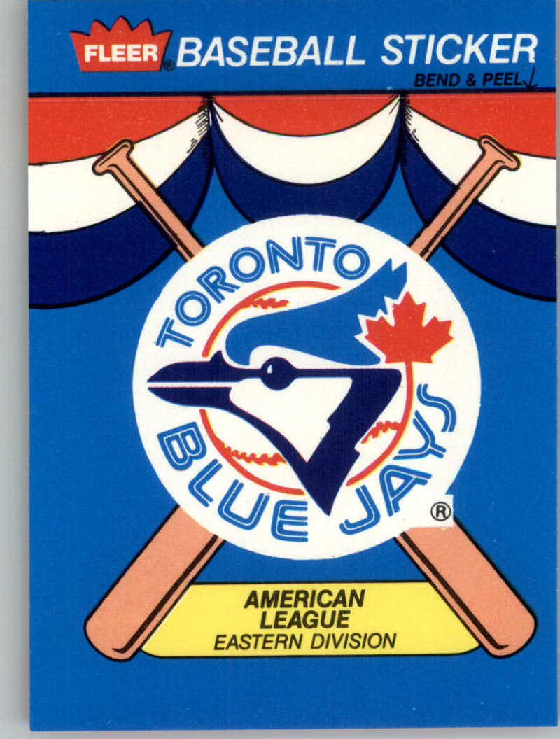 1989 Fleer Baseball "Team Stickers" Insert Cards - Picture 86 of 87