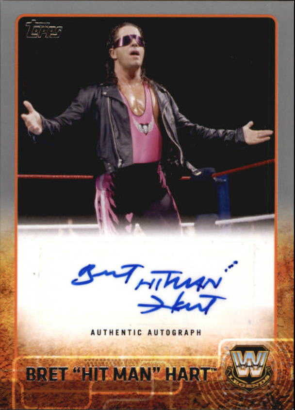 2015 Topps WWE Autographs Silver #NNO Bret 