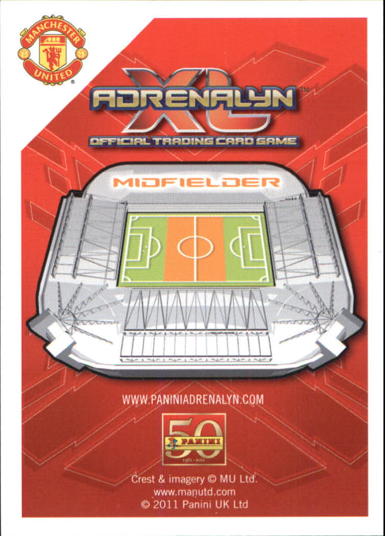 2011-12 Manchester United Adrenalyn XL #17 Ji-Sung Park back image