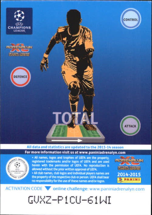 2014-15 Adrenalyn XL UEFA Champions League #156 Emre Can back image
