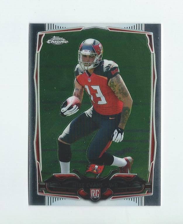 2014 Topps Chrome Mini #185A Mike Evans RC