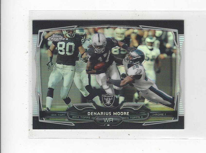 2014 Topps Chrome Mini Black Refractors #75 Denarius Moore