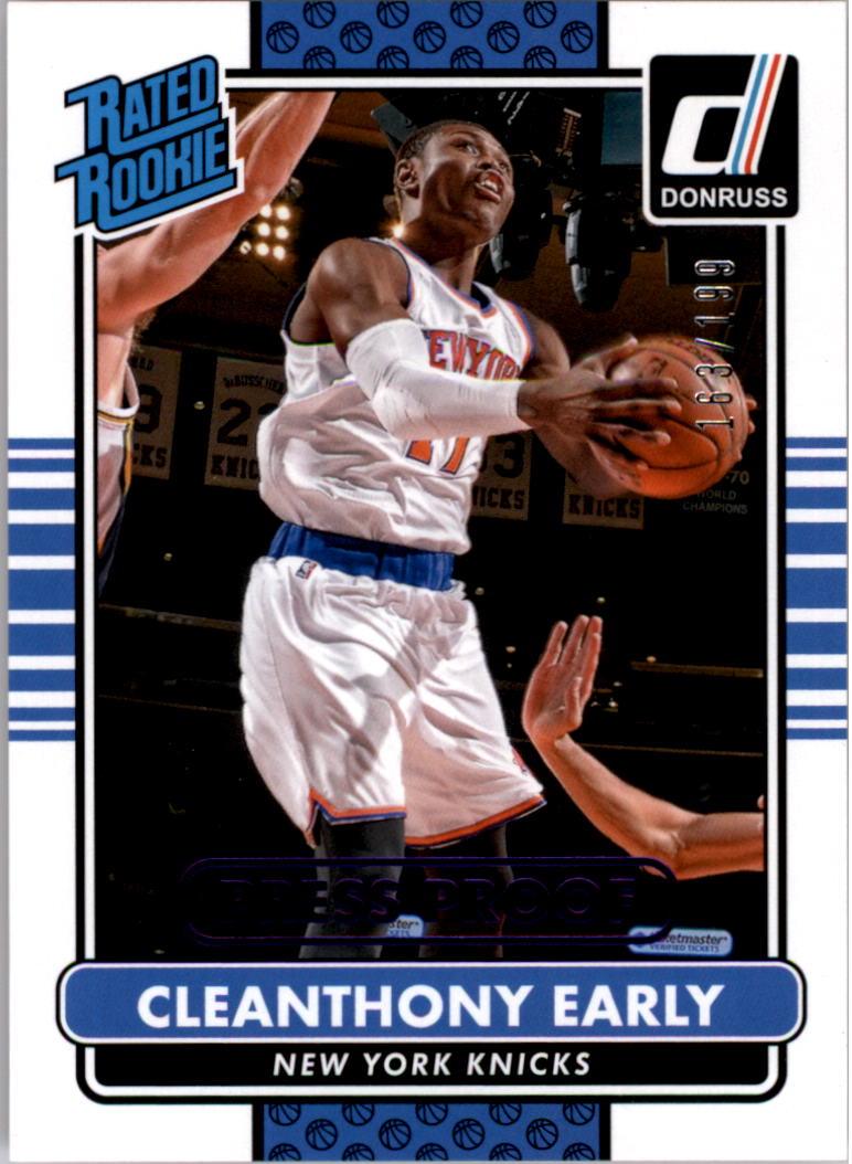 2014-15 Donruss Press Proofs Purple #220 Cleanthony Early