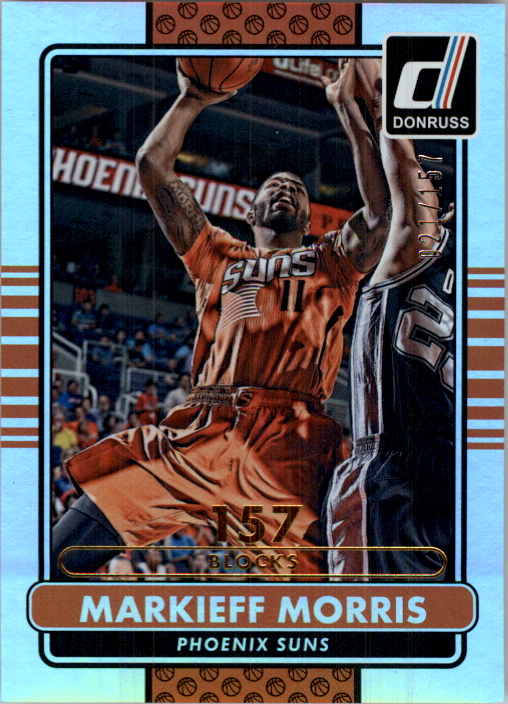 2014-15 Donruss Stat Line Career #160 Markieff Morris/157