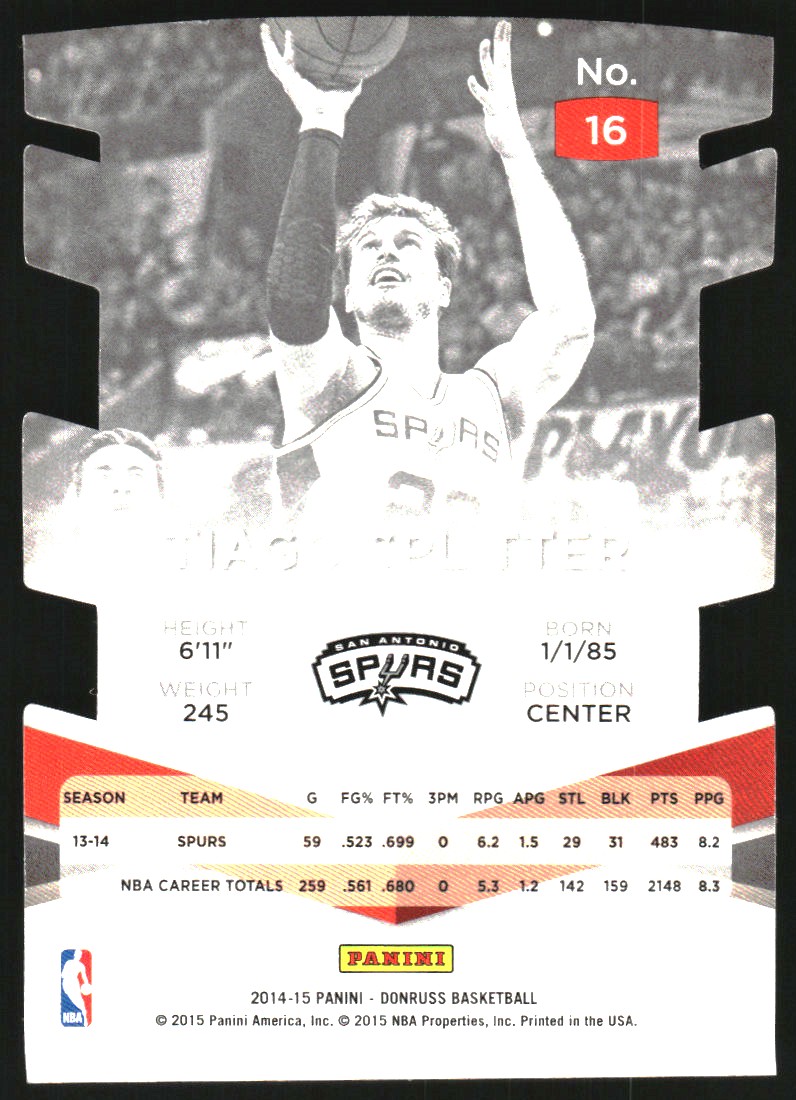 2014-15 Elite Status #16 Tiago Splitter/78