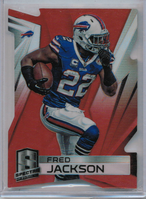 2014 Panini Spectra Prizms Red Die Cut #30 Fred Jackson