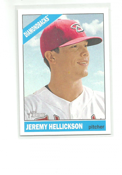 2015 Topps Heritage Gum Stained Back #112 Jeremy Hellickson