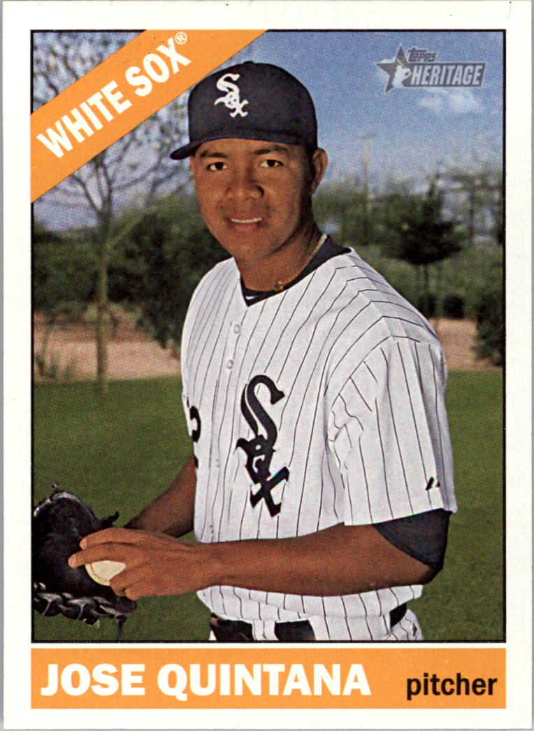 2015 Topps Heritage Gum Stained Back #396 Jose Quintana