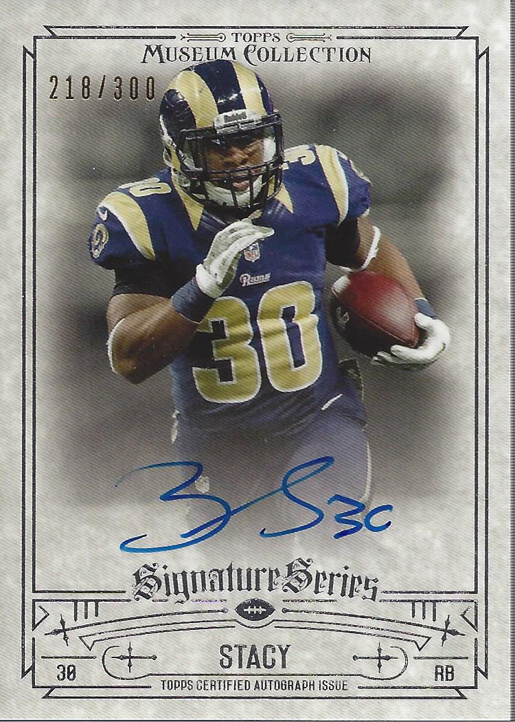2014 Topps Museum Collection Signature Series Autographs #SSAZS Zac Stacy/300