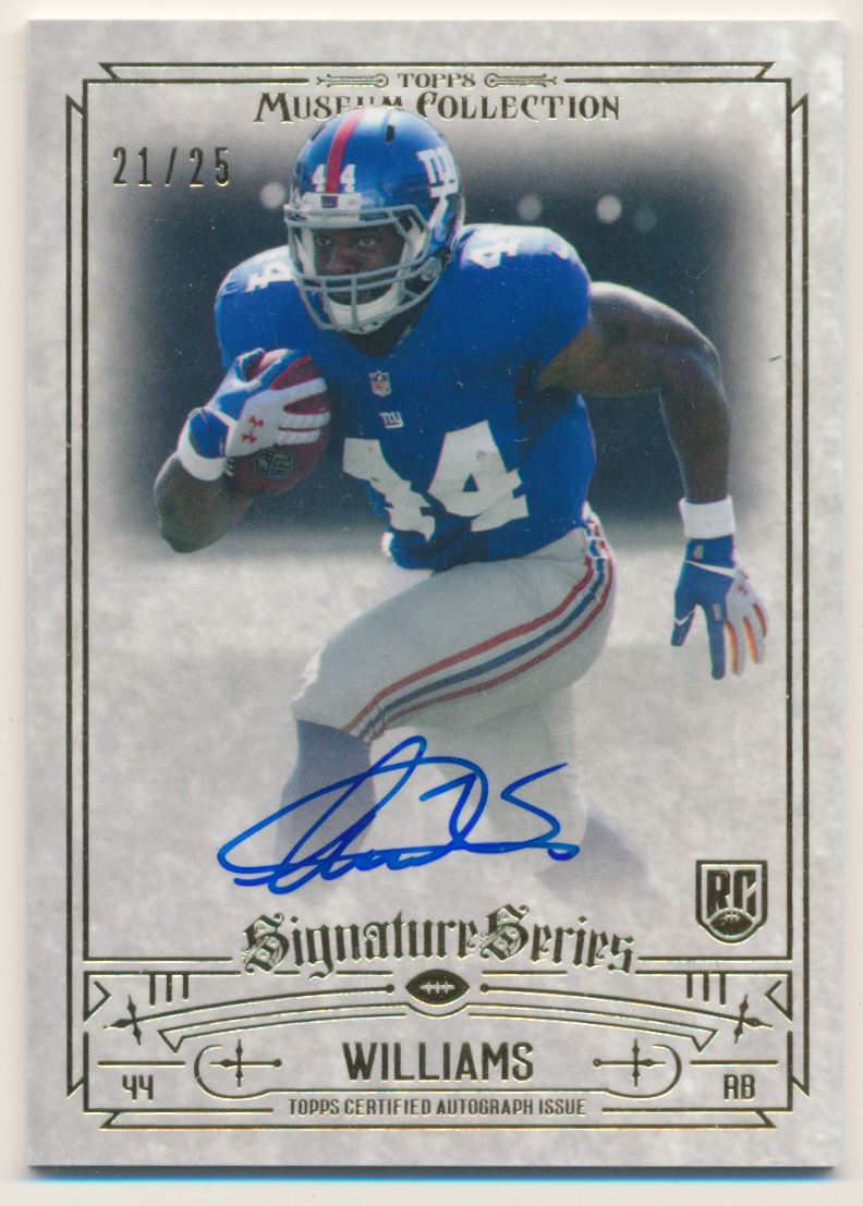 2014 Topps Museum Collection Signature Series Autographs Gold #SSAAW Andre Williams