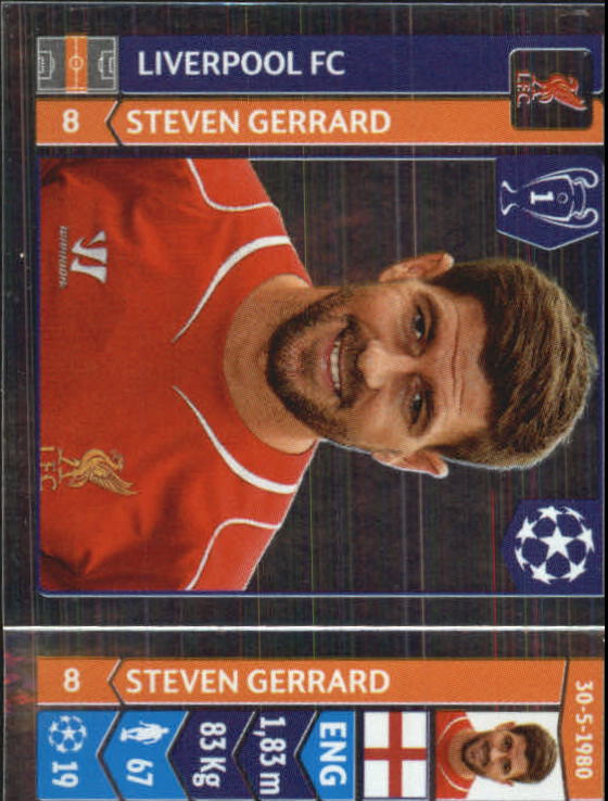 2014-15 Panini UEFA Champions League Stickers #150 Steven Gerrard