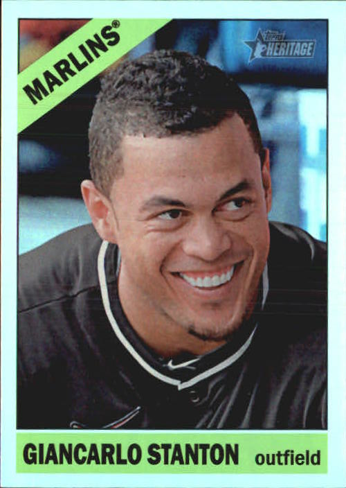 2015 Topps Heritage Chrome Retail Foil #THC426 Giancarlo Stanton