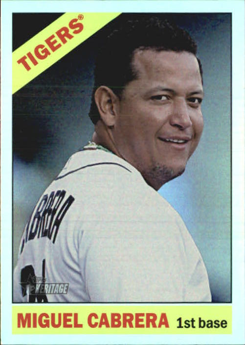 2015 Topps Heritage Chrome Retail Foil #THC475 Miguel Cabrera