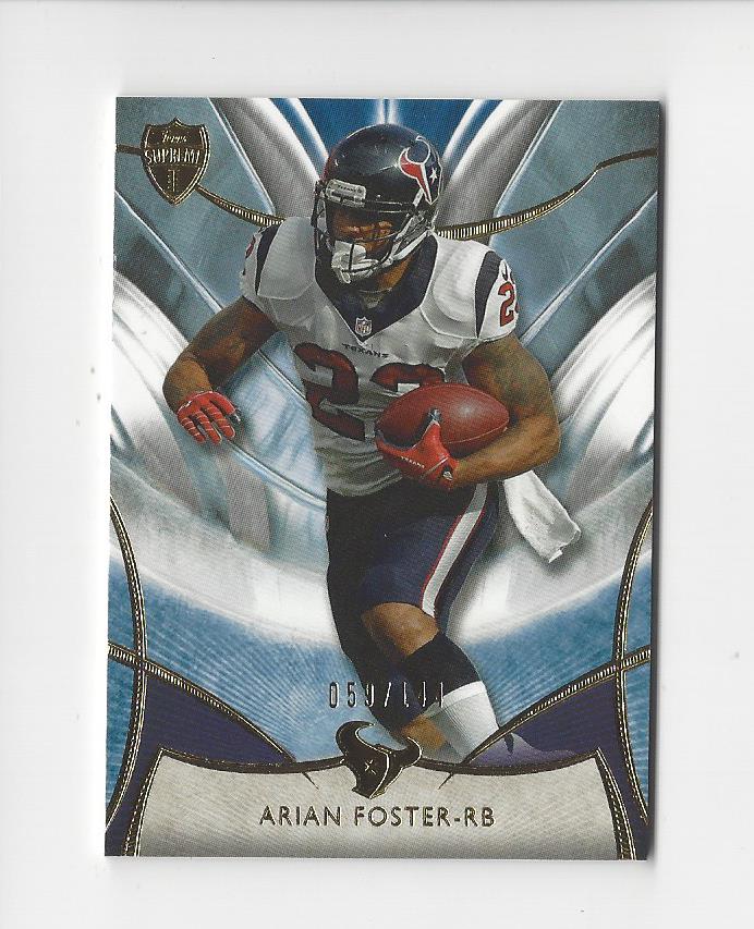 2014 Topps Supreme Blue #75 Arian Foster