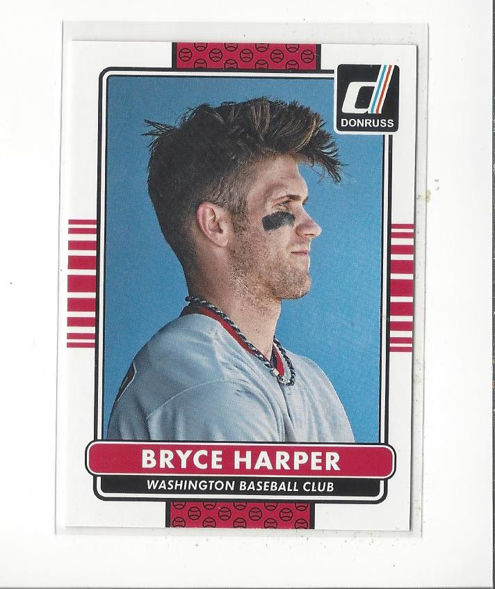 2015 Donruss #176B Bryce Harper SP/Mohawk