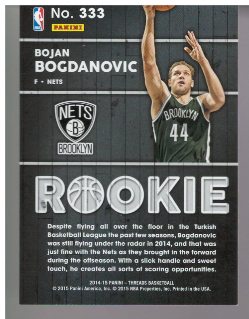 A6797- 2014-15 Panini Threads Bk #s 1-372 +Rookies -You Pick- 15+ FREE US SHIP - Picture 205 of 209