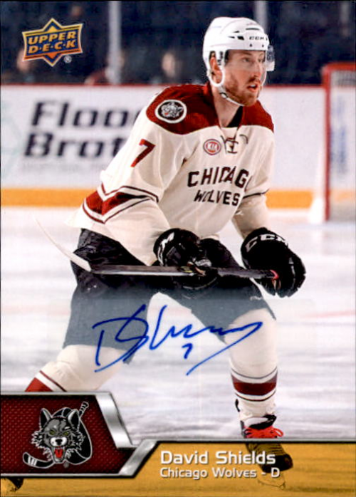 2014-15 Upper Deck AHL Autographs #78 David Shields