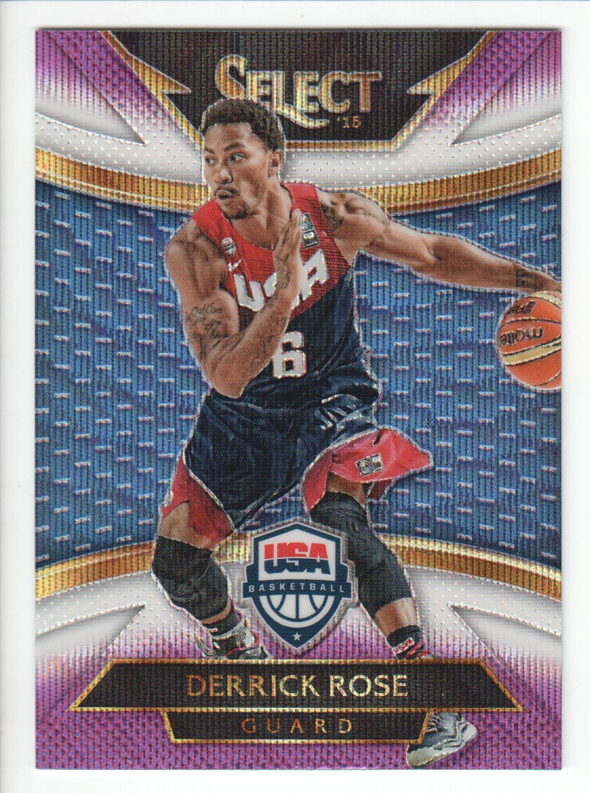 2014-15 Select Prizms Purple and White #210 Derrick Rose COU