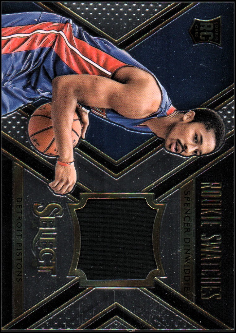 2014-15 Select Rookie Swatches #25 Spencer Dinwiddie