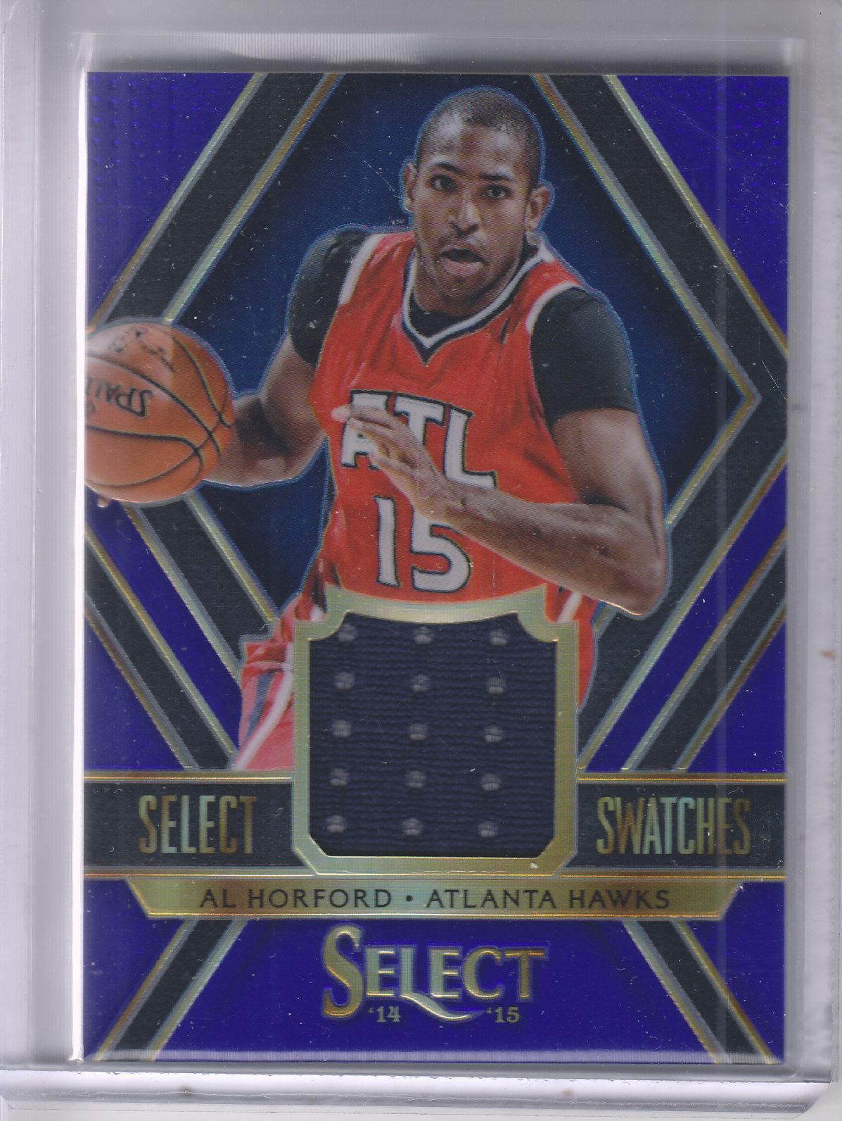 2014-15 Select Swatches Prizms Purple #28 Al Horford