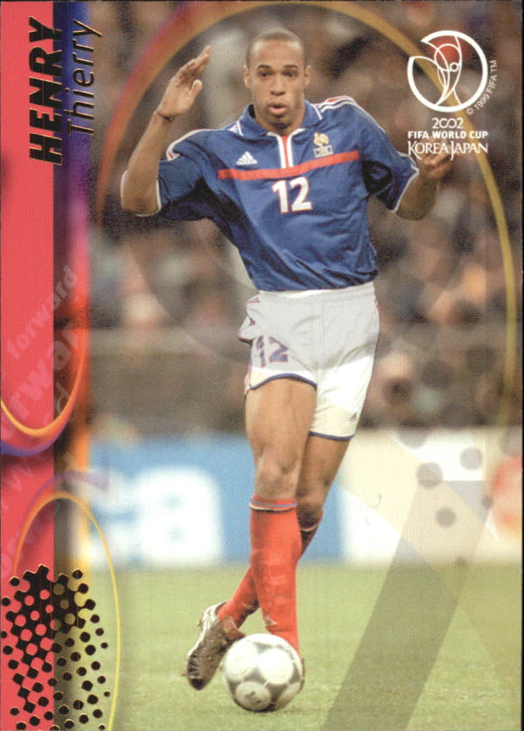 Panini road to the World Cup 2002-Thierry Henry FRANCE No 114
