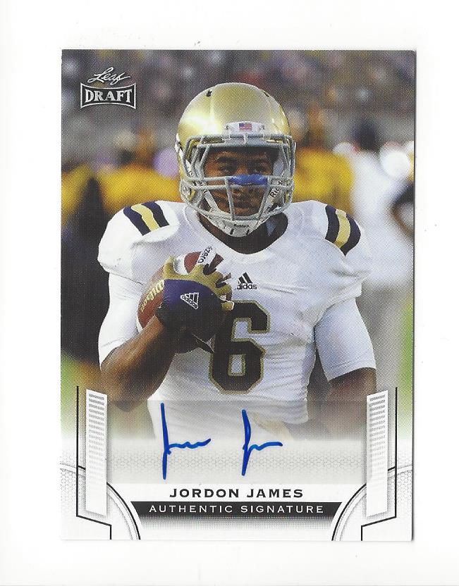 2015 Leaf Draft Autographs #BAJJ2 Jordon James