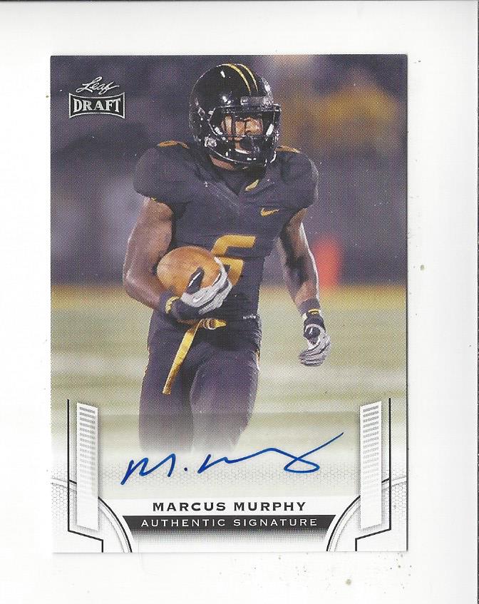 2015 Leaf Draft Autographs #BAMM1 Marcus Murphy