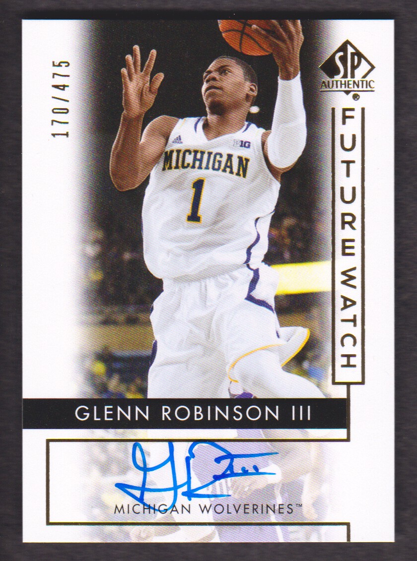 2014-15 SP Authentic #99 Glenn Robinson III AU/475