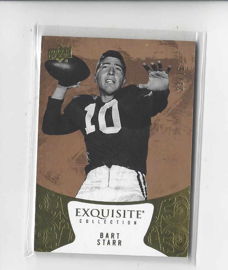 2014 Exquisite Collection #19 Bart Starr