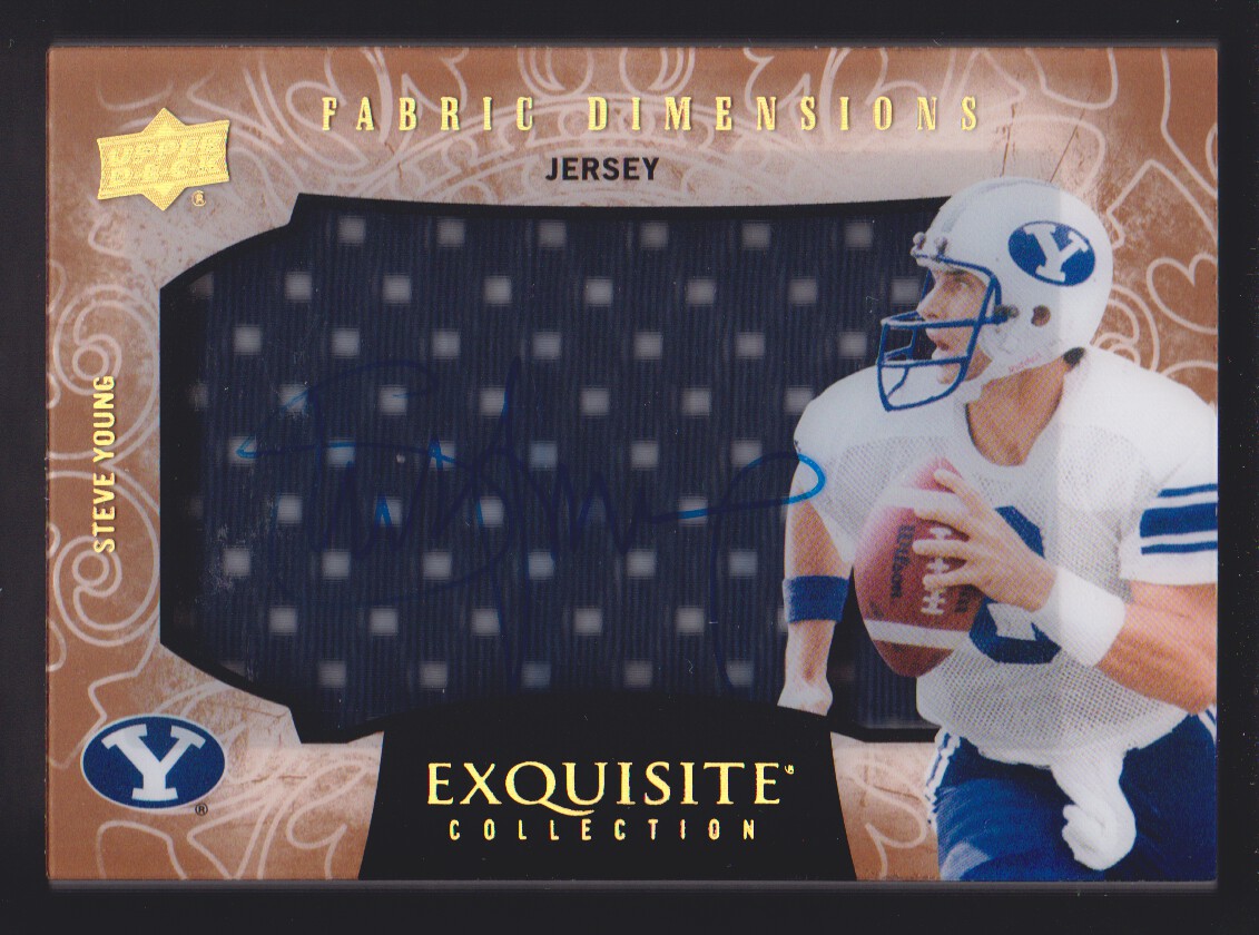 2014 Exquisite Collection Dimension Jerseys #DJSY Steve Young