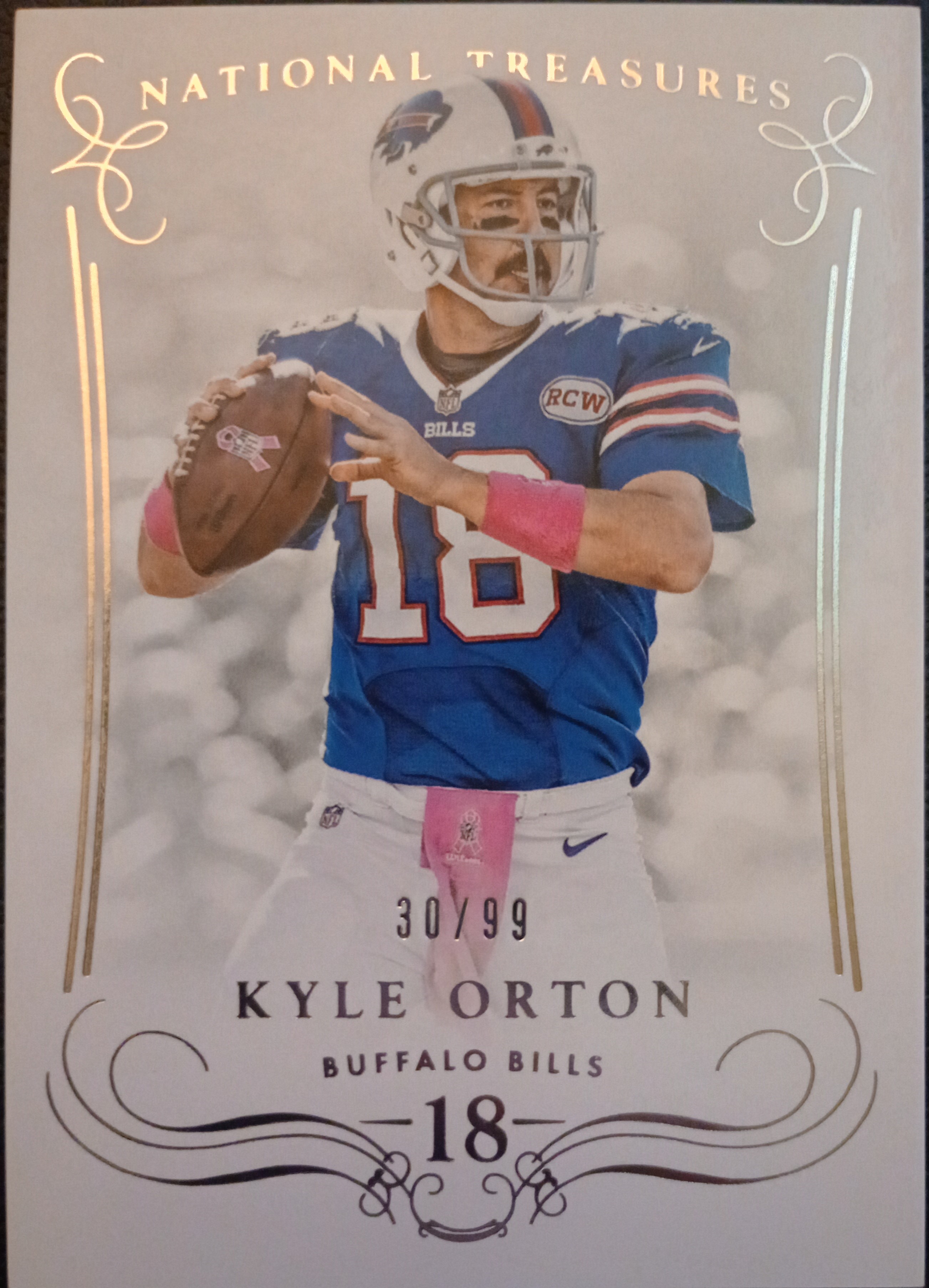 2014 Panini National Treasures #7 Kyle Orton