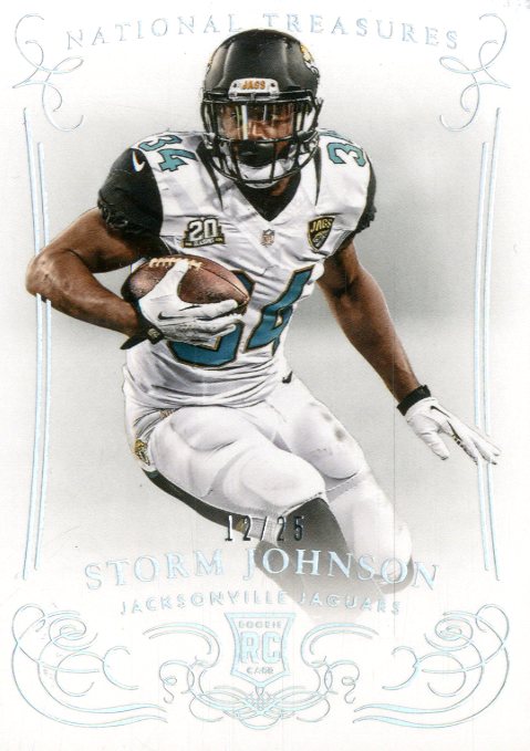 2014 Panini National Treasures Century Silver #190 Storm Johnson