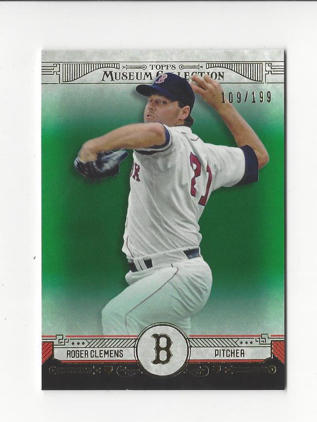 2015 Topps Museum Collection Green #54 Roger Clemens