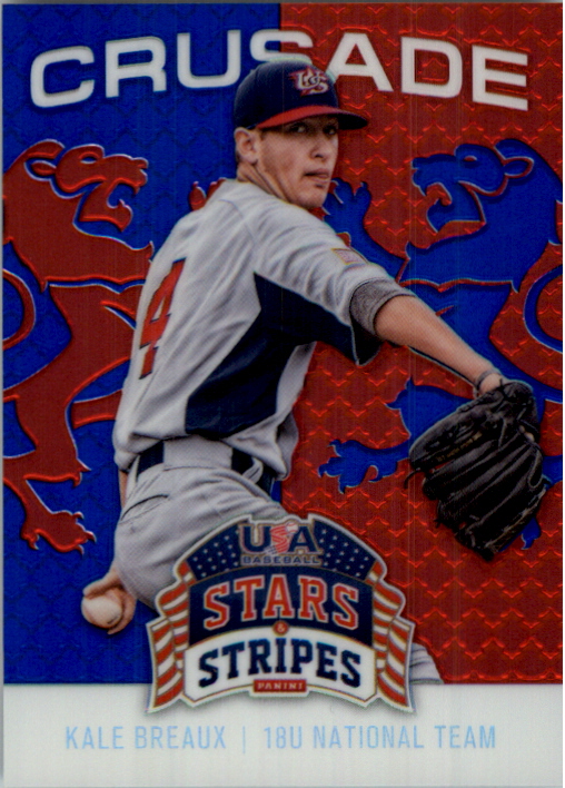 2015 USA Baseball Stars and Stripes Crusade Red and Blue #56 Kale Breaux