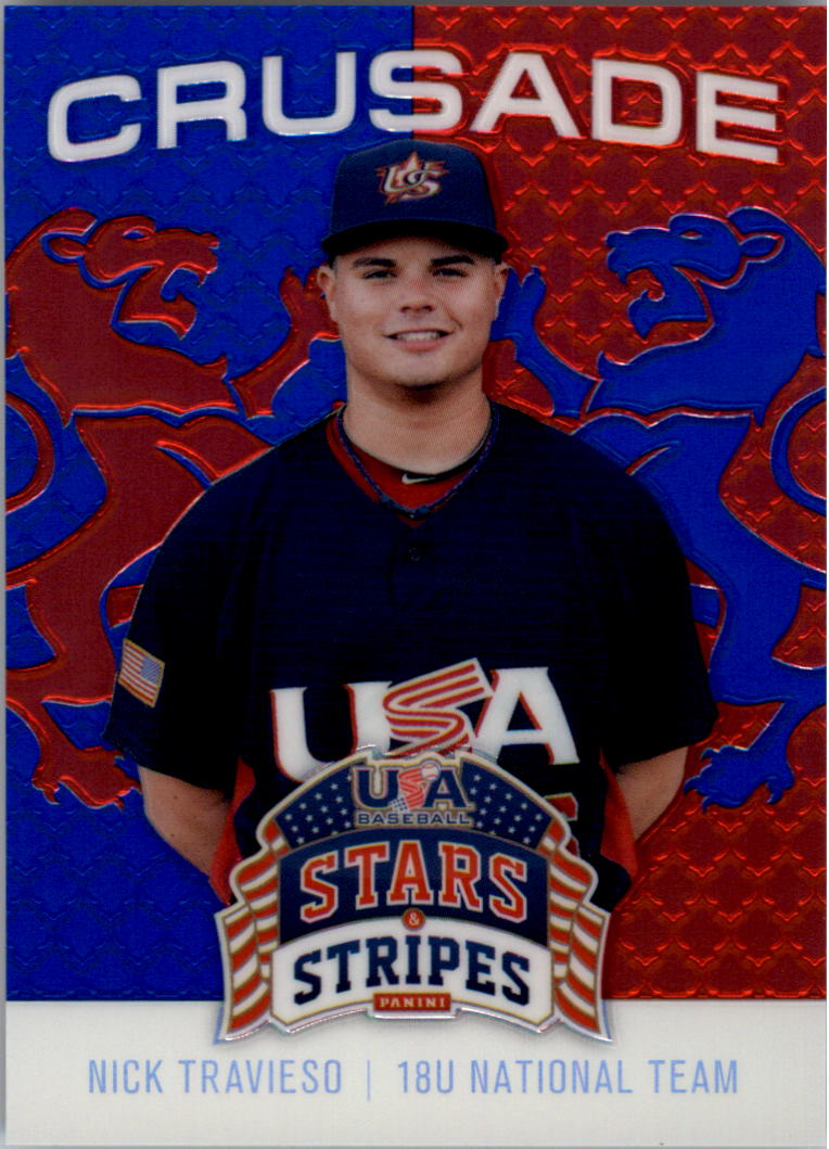 2015 USA Baseball Stars and Stripes Crusade Red and Blue #79 Nick Travieso