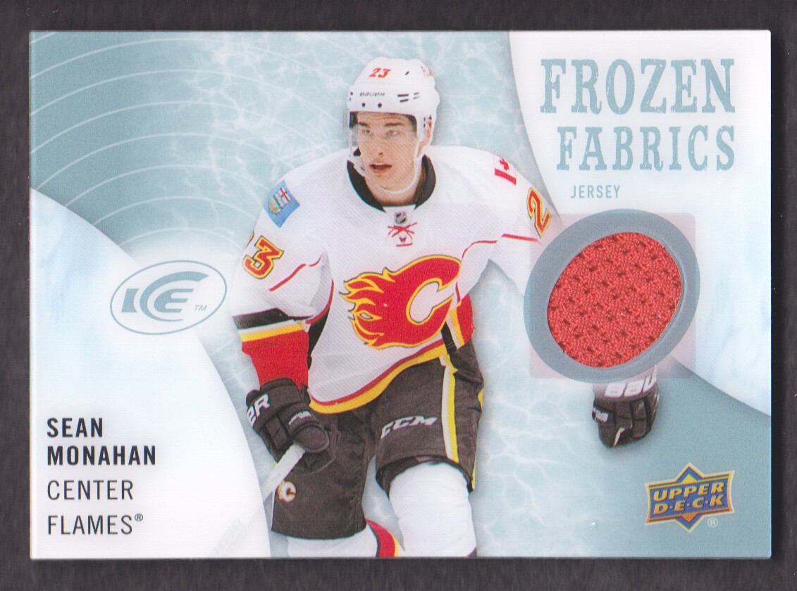 2014-15 Upper Deck Ice Frozen Fabrics #FZFMO Sean Monahan C