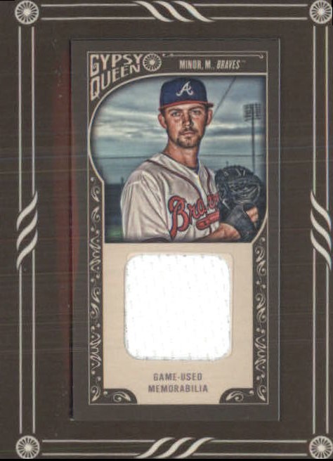 2015 Topps Gypsy Queen Framed Mini Relics #GMRMMI Mike Minor