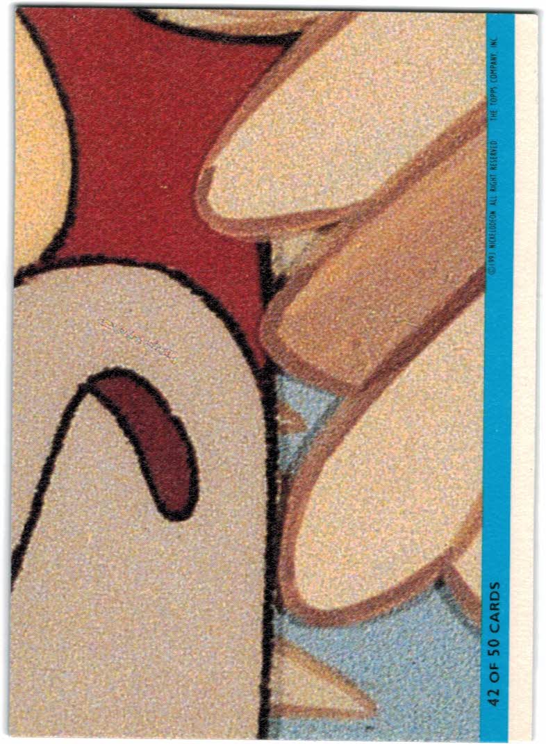 1994 Ren and Stimpy Prismatic Squiggly Variants 42 to Untamed