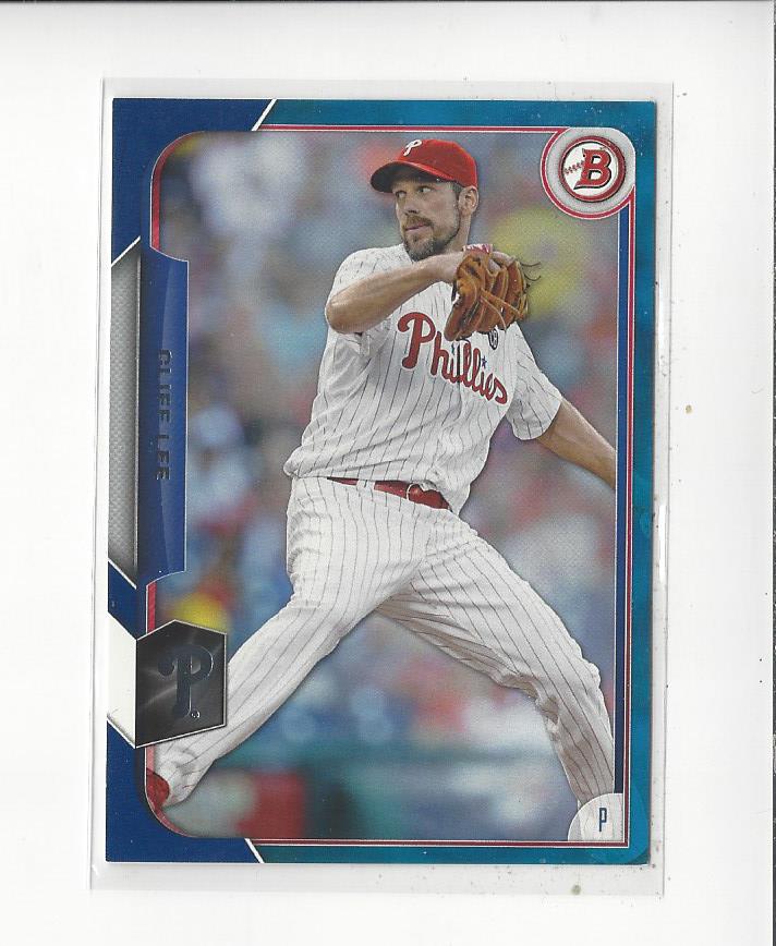 2015 Bowman Blue #86 Cliff Lee
