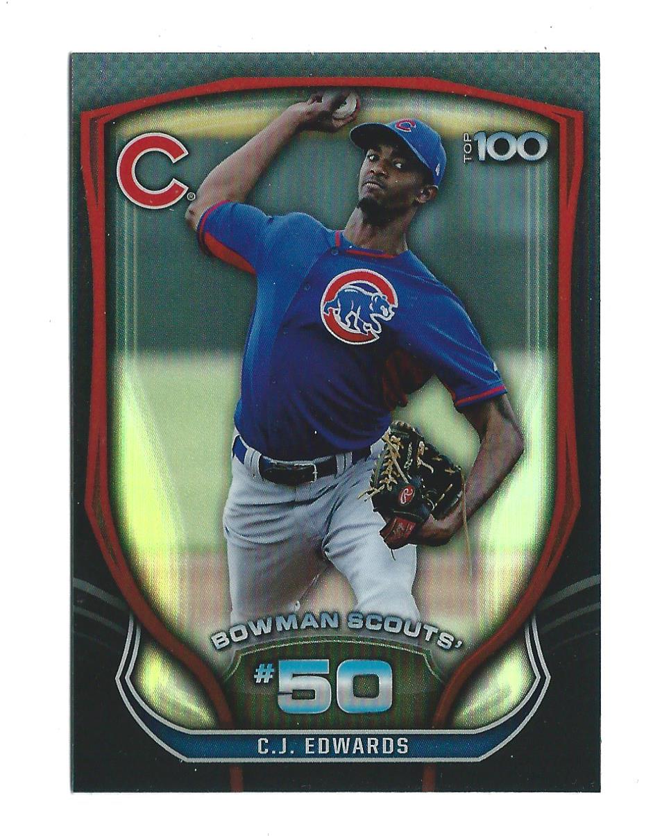 2015 Bowman Chrome Baseball Bowman Scouts Top 100 Insert Singles - You Choose - Picture 12 of 25