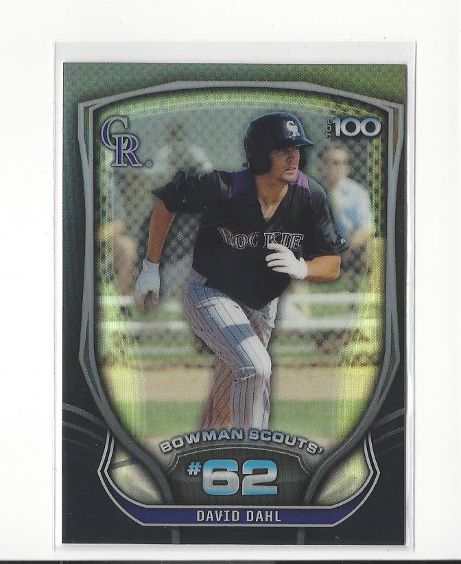 2015 Bowman Chrome Baseball Bowman Scouts Top 100 Insert Singles - You Choose - Picture 13 of 25
