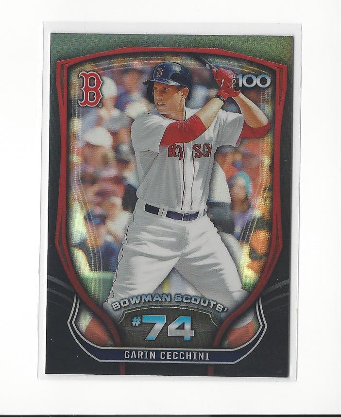 2015 Bowman Chrome Baseball Bowman Scouts Top 100 Insert Singles - You Choose - Picture 16 of 25